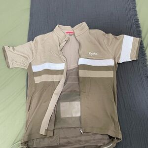 Rapha Men's Beige and Olive Casual Shirt